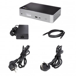 StarTech.com DK31C4DPPDUE kannettavien tietokoneiden telakka ja porttitoistin Langallinen USB 3.2 Gen 2 (3.1 Gen 2) Type-C