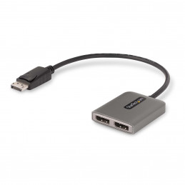 StarTech.com MST14DP122DP videokaapeli-adapteri 0,3 m DisplayPort 2 x DVI Harmaa