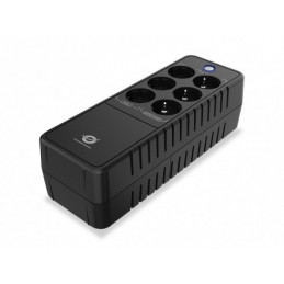 Conceptronic ZEUS05E UPS-virtalähde Valmiustila (ilman yhteyttä) 0,65 kVA 360 W 6 AC-pistorasia(a)