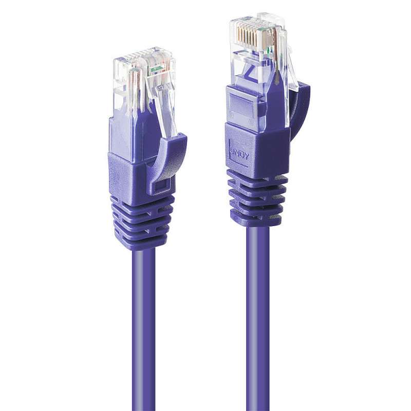 Lindy 48127 verkkokaapeli Violetti 10 m Cat6 U UTP (UTP)