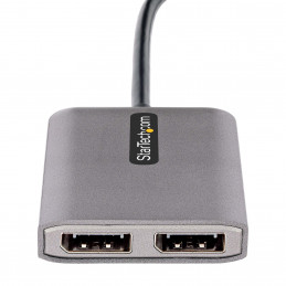 StarTech.com MST14CD122DP USB grafiikka-adapteri 4096 x 2160 pikseliä Harmaa