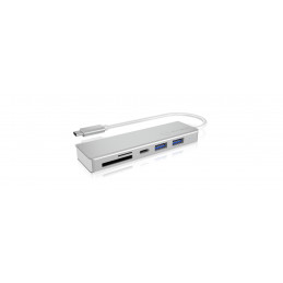 ICY BOX IB-HUB1413-CR USB 3.2 Gen 1 (3.1 Gen 1) Type-C 5000 Mbit s Hopea