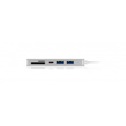ICY BOX IB-HUB1413-CR USB 3.2 Gen 1 (3.1 Gen 1) Type-C 5000 Mbit s Hopea