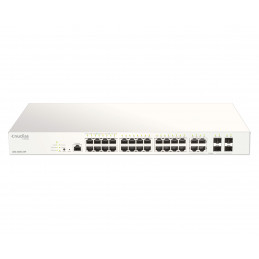 D-Link DBS-2000-28P verkkokytkin Hallittu L2 Gigabit Ethernet (10 100 1000) Power over Ethernet -tuki Harmaa