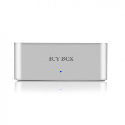 ICY BOX IB-111StU3-Wh USB 3.2 Gen 1 (3.1 Gen 1) Type-A Hopea, Valkoinen