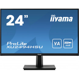 iiyama ProLite XU2494HSU-B1 tietokoneen litteä näyttö 60,5 cm (23.8") 1920 x 1080 pikseliä Full HD Musta