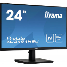 iiyama ProLite XU2494HSU-B1 tietokoneen litteä näyttö 60,5 cm (23.8") 1920 x 1080 pikseliä Full HD Musta