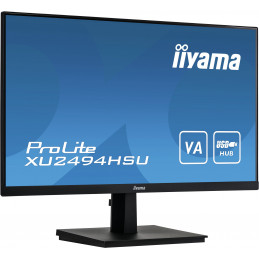 iiyama ProLite XU2494HSU-B1 tietokoneen litteä näyttö 60,5 cm (23.8") 1920 x 1080 pikseliä Full HD Musta