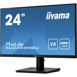 iiyama ProLite XU2494HSU-B1 tietokoneen litteä näyttö 60,5 cm (23.8") 1920 x 1080 pikseliä Full HD Musta