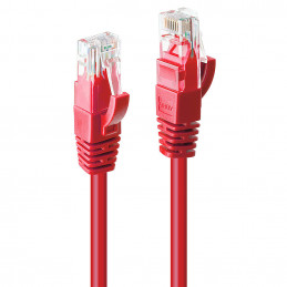 Lindy 48033 verkkokaapeli Punainen 2 m Cat6 U UTP (UTP)
