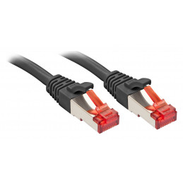 Lindy Rj45 Rj45 Cat6 1m verkkokaapeli Musta S FTP (S-STP)