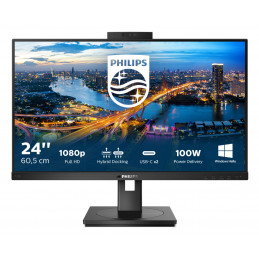 Philips B Line 243B1JH 00 tietokoneen litteä näyttö 60,5 cm (23.8") 1920 x 1080 pikseliä Full HD LCD Musta