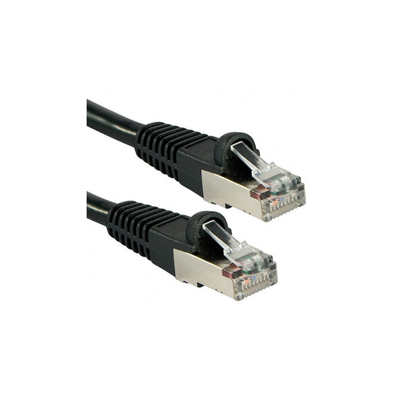 Lindy 47184 verkkokaapeli Musta 15 m Cat6 S FTP (S-STP)