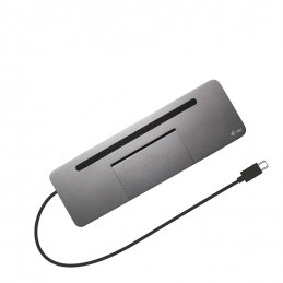 i-tec Metal C31FLATPRO112W kannettavien tietokoneiden telakka ja porttitoistin Langallinen USB 3.2 Gen 1 (3.1 Gen 1) Type-C