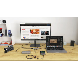 i-tec Metal C31NANODOCKPD kannettavien tietokoneiden telakka ja porttitoistin Langallinen USB 3.2 Gen 1 (3.1 Gen 1) Type-C