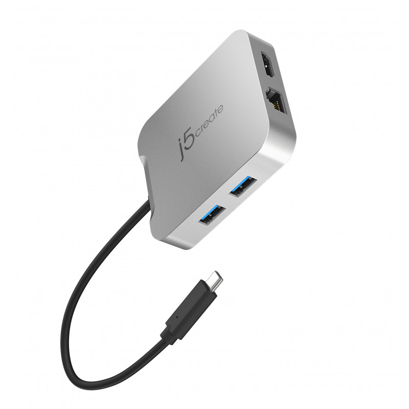 j5create JCD391-N 4K60 Elite USB-C® PD Multi-Port Adapter