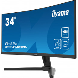 iiyama ProLite XCB3494WQSN-B1 tietokoneen litteä näyttö 86,4 cm (34") 3440 x 1440 pikseliä UltraWide Quad HD Musta