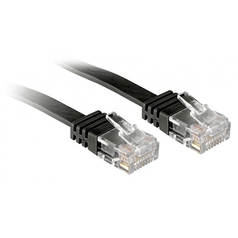 Lindy 5m Cat.6 verkkokaapeli Musta 10 m Cat6