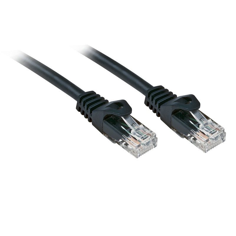 Lindy Rj45 Rj45 Cat6 5m verkkokaapeli Musta U UTP (UTP)