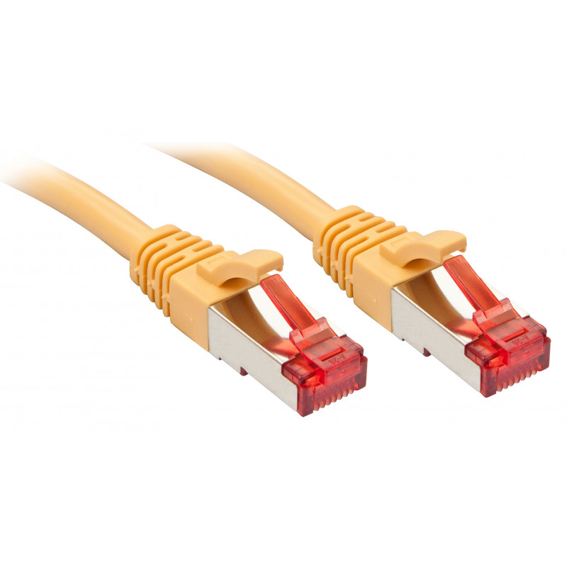 Lindy Rj45 Rj45 Cat6 2m verkkokaapeli Keltainen S FTP (S-STP)