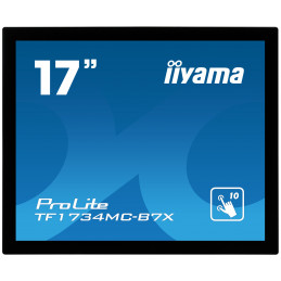 iiyama ProLite TF1734MC-B7X tietokoneen litteä näyttö 43,2 cm (17") 1280 x 1024 pikseliä SXGA LED Kosketusnäyttö Musta
