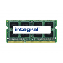Integral 4GB LAPTOP RAM MODULE DDR3 1066MHZ PC3-8500 UNBUFFERED NON-ECC SODIMM 1.5V 256X8 CL7 VALUE muistimoduuli 1 x 4 GB