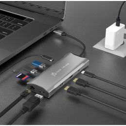 j5create JCD397-N 4K60 Elite USB-C® Usean monitorin minitelakka