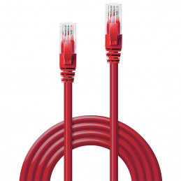 Lindy 48035 verkkokaapeli Punainen 5 m Cat6 U UTP (UTP)