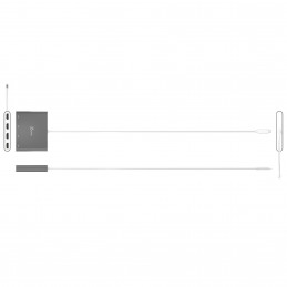 j5create JCA366-N USB-C™- 4-Port HDMI™ -usean monitorin sovitin