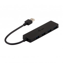 i-tec Advance U3HUB404 keskitin USB 3.2 Gen 1 (3.1 Gen 1) Type-A 5000 Mbit s Musta