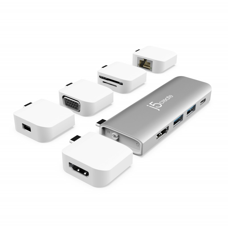 j5create JCD389-N Ultradrive Kit USB-C™ Multi-Display Modular Dock