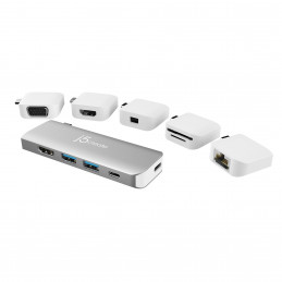 j5create JCD389-N Ultradrive Kit USB-C™ Multi-Display Modular Dock