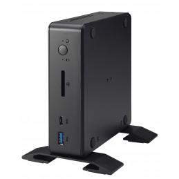 Shuttle XPC nano NC1010XA tietokone työasema 4205U mini PC Intel® Celeron® 4 GB DDR4-SDRAM 128 GB SSD Musta