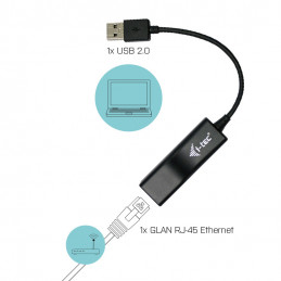 i-tec Advance U2LAN verkkokortti Ethernet 100 Mbit s
