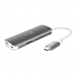 j5create JCD383-N USB-C™ 9-in-1 -monisovitin