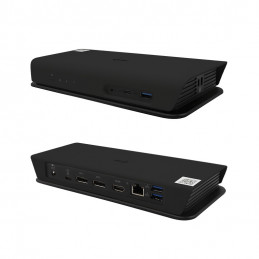 i-tec C31SMARTDOCKPD kannettavien tietokoneiden telakka ja porttitoistin Langallinen USB 3.2 Gen 1 (3.1 Gen 1) Type-C Musta