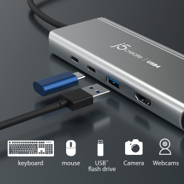 j5create JCD401-N USB4™ Dual 4K Multi-Port Hub