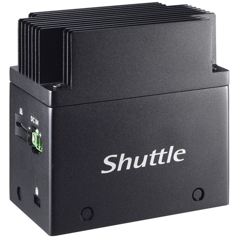 Shuttle EDGE EN01J4 J4205 Intel® Pentium® 8 GB LPDDR4-SDRAM 64 GB eMMC Mini PC Musta