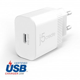 j5create JUP1420-EN 20W PD USB-C® Super Charger - EU