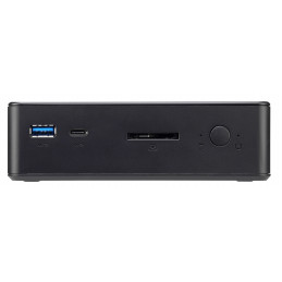 Shuttle XPC nano NC1010BA tietokone työasema 4205U mini PC Intel® Celeron® 4 GB DDR4-SDRAM 120 GB SSD Windows 10 Pro Musta