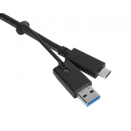 Targus DOCK310EUZ kannettavien tietokoneiden telakka ja porttitoistin Langallinen USB 3.2 Gen 1 (3.1 Gen 1) Type-C Musta