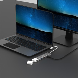 j5create JCD375-N Modulaarinen USB-C™-monisovitin 2 sarjalla