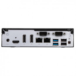 Shuttle XPС slim DH610 barebone-tietokonerunko 1.3L kokoinen PC Musta LGA 1700