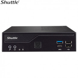 Shuttle DH610S tietokone työasema Slim PC DDR4-SDRAM HDD+SSD Mini PC Musta