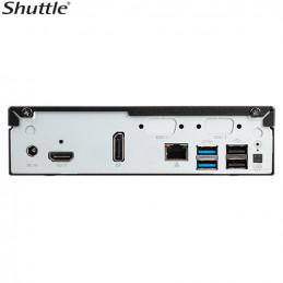 Shuttle DH610S tietokone työasema Slim PC DDR4-SDRAM HDD+SSD Mini PC Musta