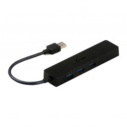 i-tec Advance U3GL3SLIM keskitin USB 3.2 Gen 1 (3.1 Gen 1) Type-A Musta