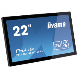iiyama ProLite TF2234MC-B7X tietokoneen litteä näyttö 54,6 cm (21.5") 1920 x 1080 pikseliä Full HD LED Kosketusnäyttö