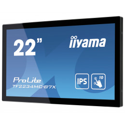 iiyama ProLite TF2234MC-B7X tietokoneen litteä näyttö 54,6 cm (21.5") 1920 x 1080 pikseliä Full HD LED Kosketusnäyttö