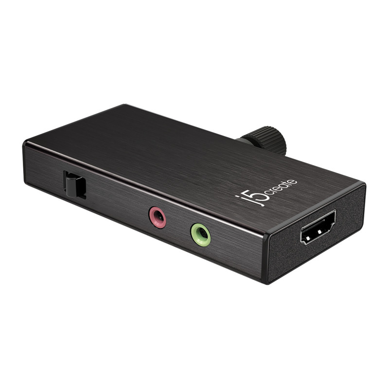 j5create JVA02-N Live Capture Adapter HDMI™ - USB-C™ ja virransyöttö