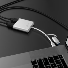 j5create JCA365-N USB-C® - Dual HDMI™ Multi-Monitor Adapter